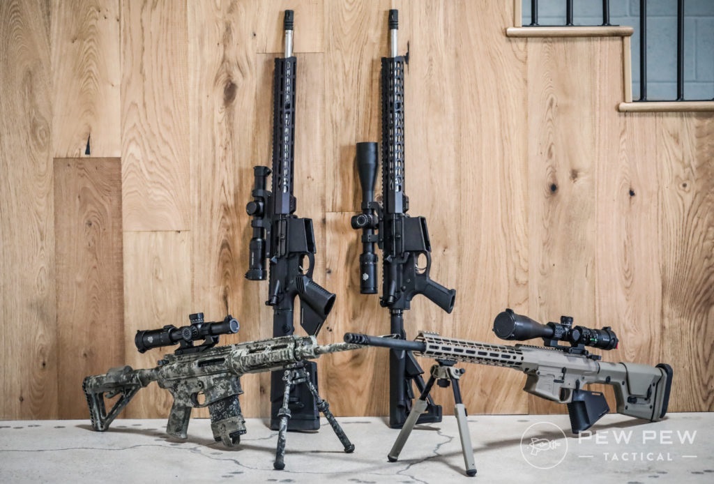 Complete AR-10 rifle: The best civilian rifle for hunting